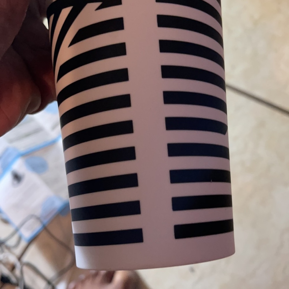 STARBUCKS ZEBRA TUMBLER - Picture 6 of 7